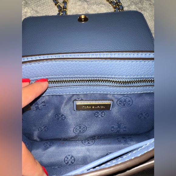 Tory Burch Britten Blue Bag - Picture 3 of 7